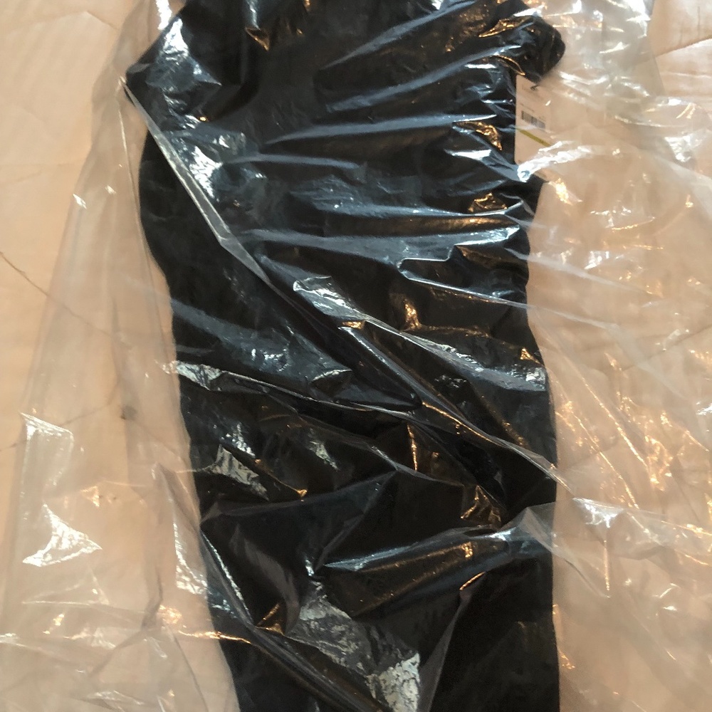 Black formal evening dress
